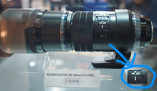 オリンパス M.ZUIKO DIGITAL ED 300mm F4.0 PRO モックアップ