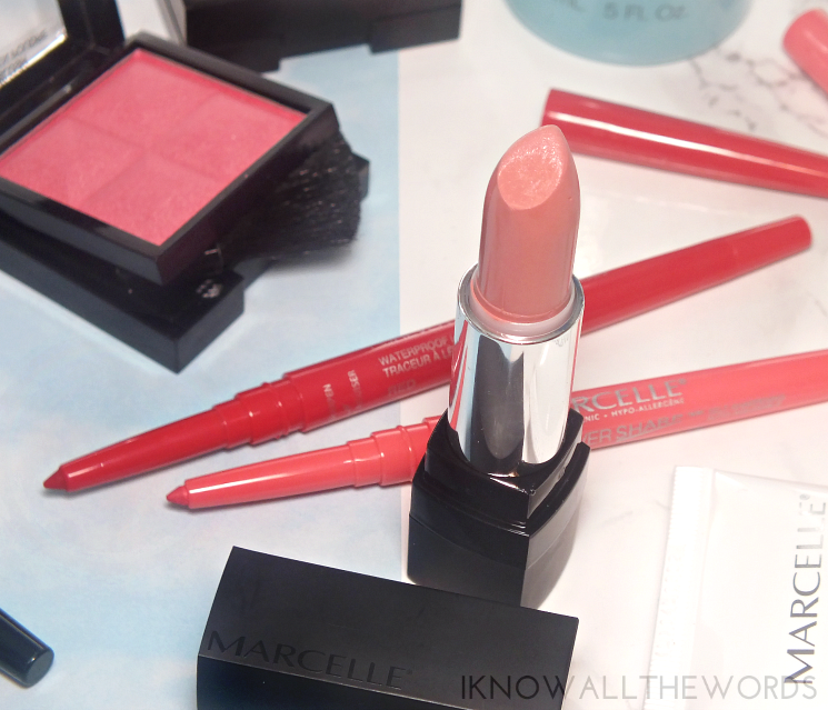marcelle forever sharp waterproof lip liner coral pink and red, rouge xpression 810 nude pink (2)