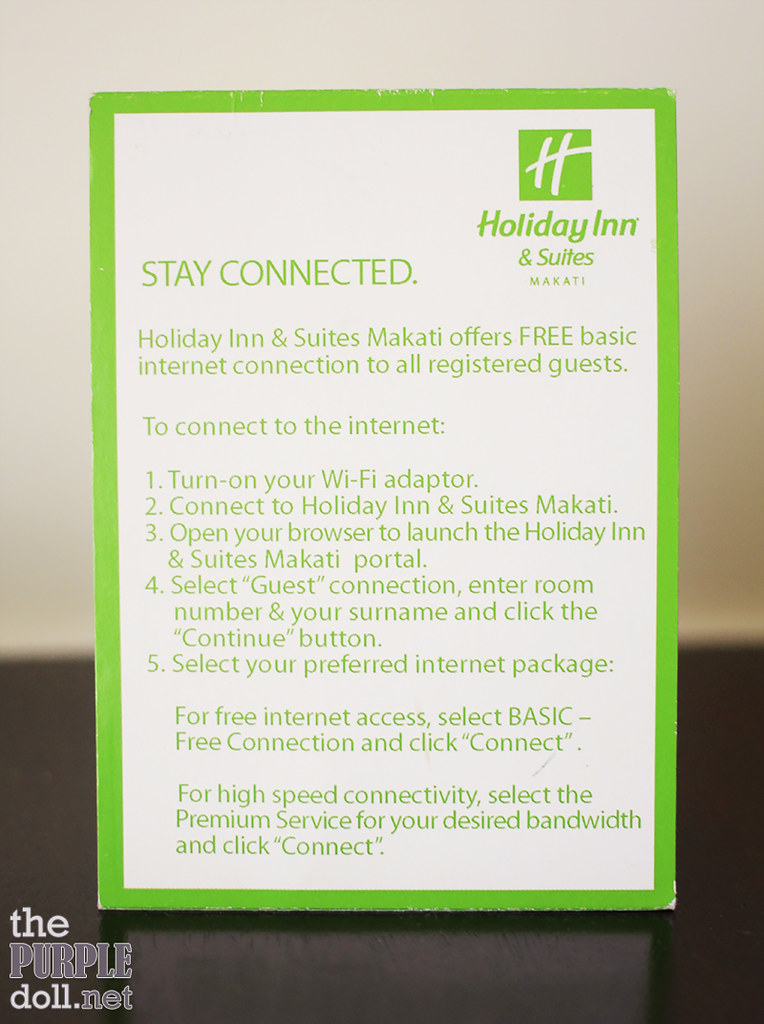 Holiday Inn & Suites Makati Complimentary Wi-Fi for Guests