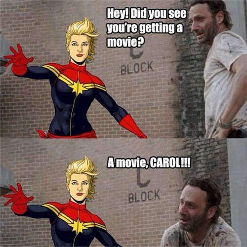 Rick's a Captain Marvel Fan