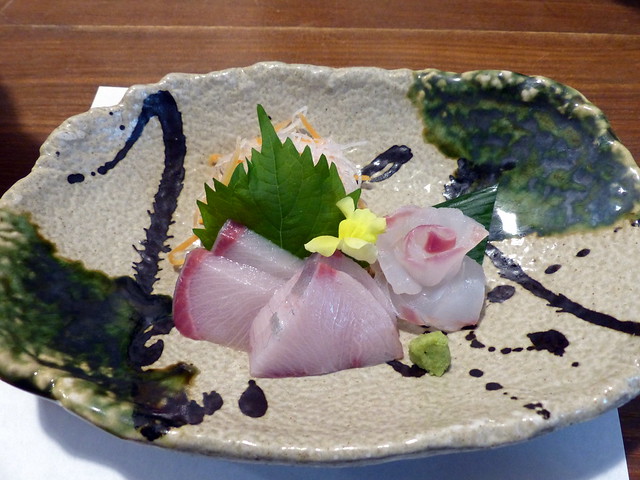 Ryokan sashimi