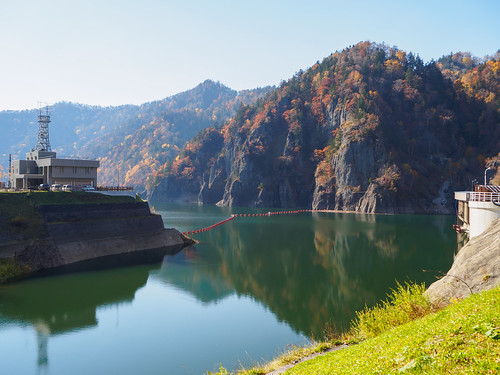 日本 hokkaidō 豐平峽 sapporoshi 豐平峽水庫 豊平峡ダム
