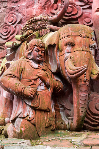 china mountain rock asia buddhism worldheritagesite chengdu sichuan carvings asiapacific northeastasia