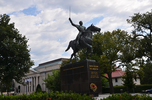 Washington DC Simon Bolivar Statue Aug 15