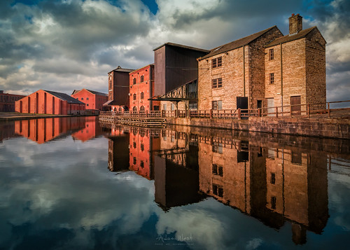 adamwest architecture brick canal clouds coal cotton england freflection history industrial lancashire manchester mill orwell pier stone uk warehouse water wigan explore