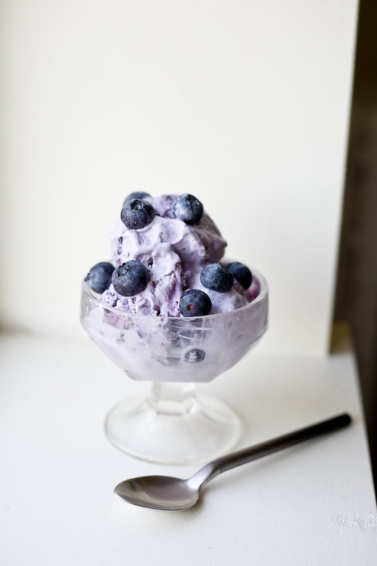 blueberry vegan ice cream