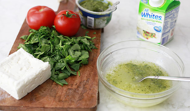 Spinach and Feta Egg White Wraps - Yummy Mummy Kitchen