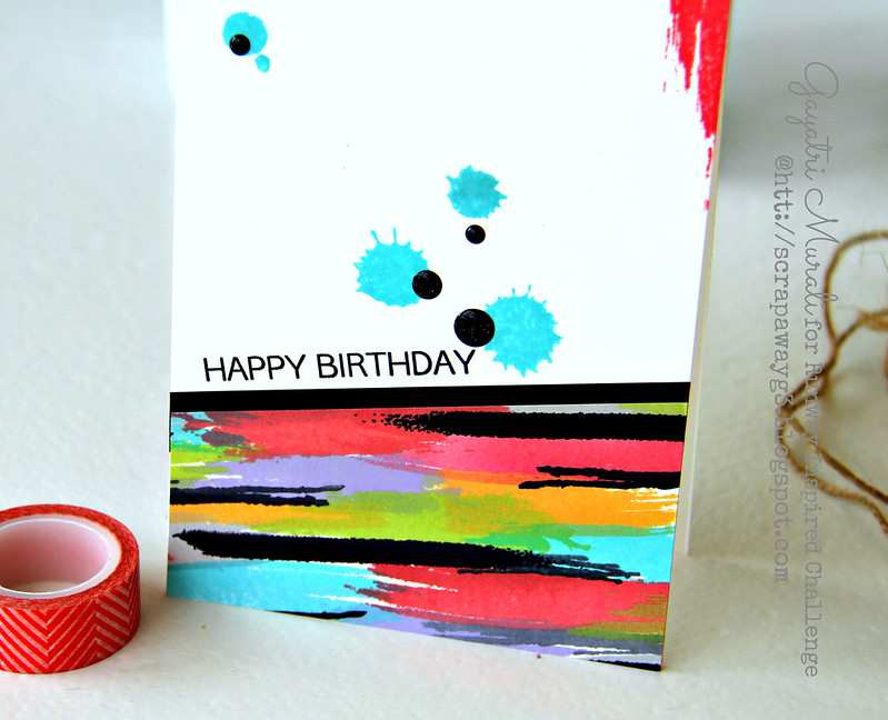 Happy Birthd card for ric closeup