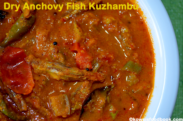 Dry Anchovy Fish Kuzhambu