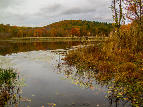autumn trees lake newyork mountains fall water clouds canon reflections pond colorful cloudy fallcolors powershot hills foliage tuxedo g12 smack53 sterlingforestpark