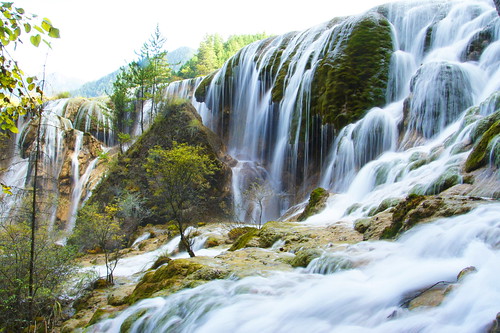 china nature water landscape waterfall nationalpark outdoor jiuzhaigou sechuan