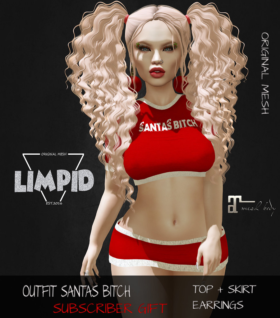 Limpid Santas Bitch Outfit [Subscriber Gift 12/16] - SecondLifeHub.com