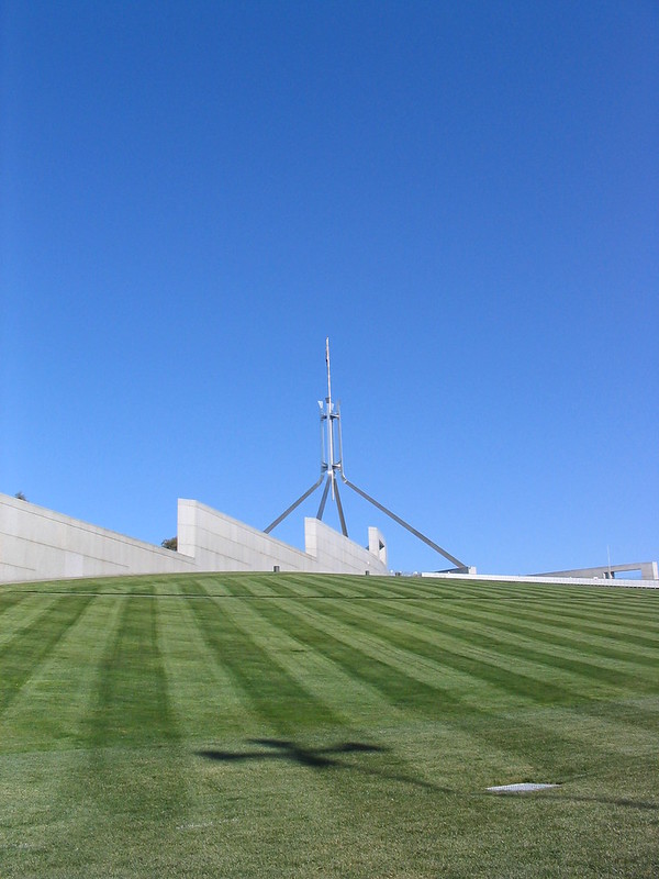 Parliament House, Canberra, August 2005