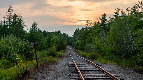 old sunset summer maine tracks brooks waldocounty