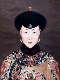 Portrait en buse d'une concubine Jean Denis Attiret
