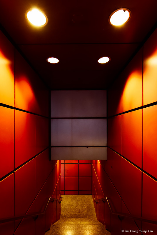 Red Corner And Stairs