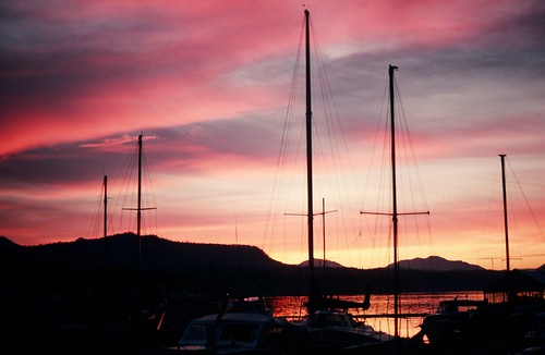 sunset sky marina britishcolumbia sailboats masts abphotobloggers gstickle