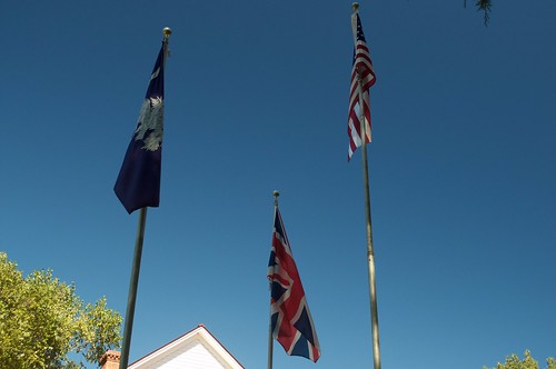 flag southcarolina unionjack jaspercounty palmettoflag pointsouth framptonplantation