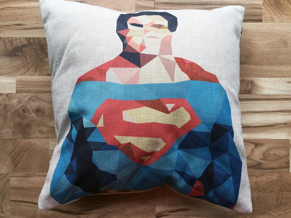 Superman sofa pillow cover