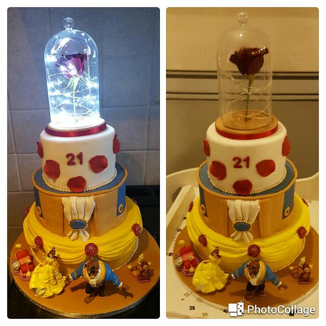 Beauty and the Beast Cake by Maria Anderson of Maria's Cake Corner