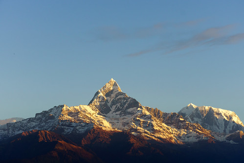 nepal sunrise sonnenaufgang sarangkot machapuchare