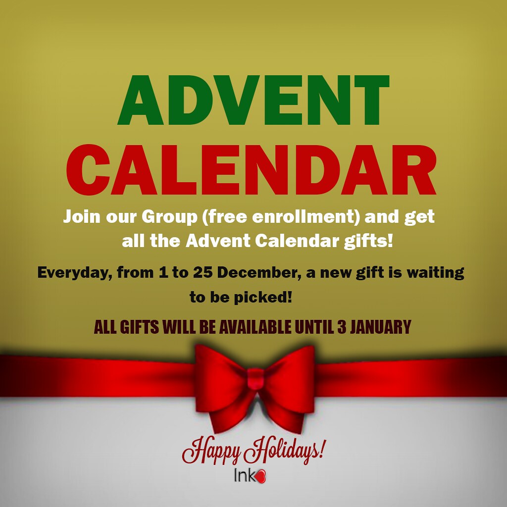 * Inkheart * Advent Calendar 2016 - SecondLifeHub.com