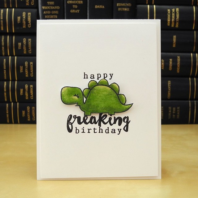 Happy Freaking Birthday by Jennifer Ingle #JustJingle #PaperSmooches #PaperIssues #Cards
