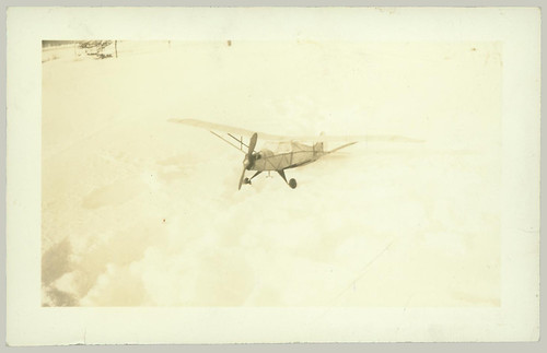 Model Airplane in the Snow