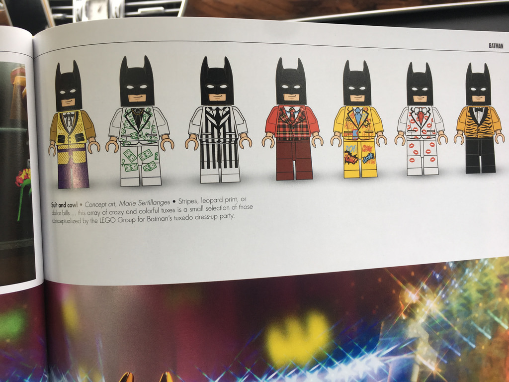 The LEGO Batman Movie: The Making Of The Movie book images posted by legozebra reveal some concepts and alternate designs for characters and vehicles.