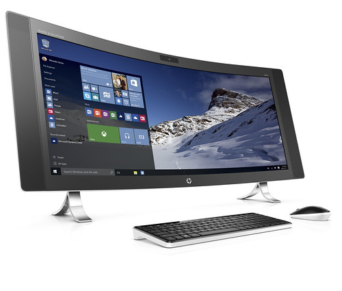 HP ENVY Curved All-in-One_right facing