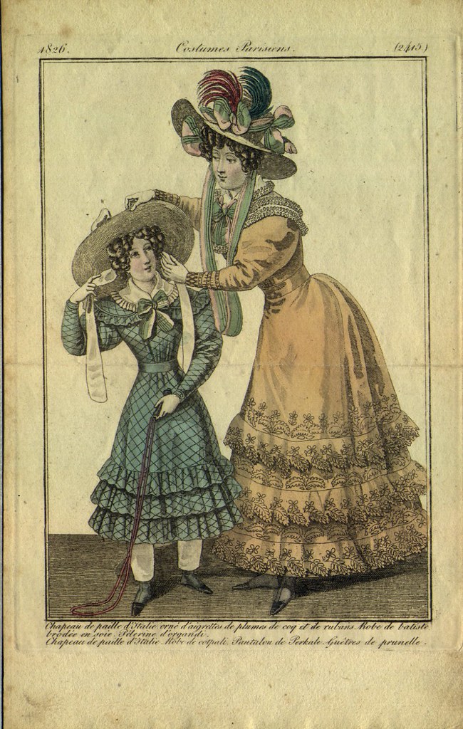 Gravure de mode 1826