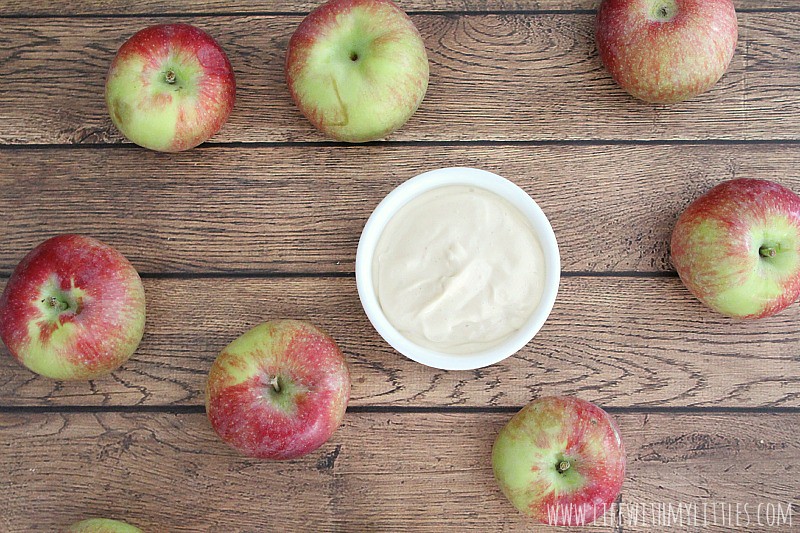 Delicious three-ingredient caramel fruit dip. Goes amazing with apples, strawberries, or grapes. It's the perfect dip for your next party, or even makes a great snack!