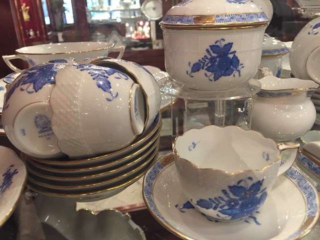 Herend Apponyi cups and saucer