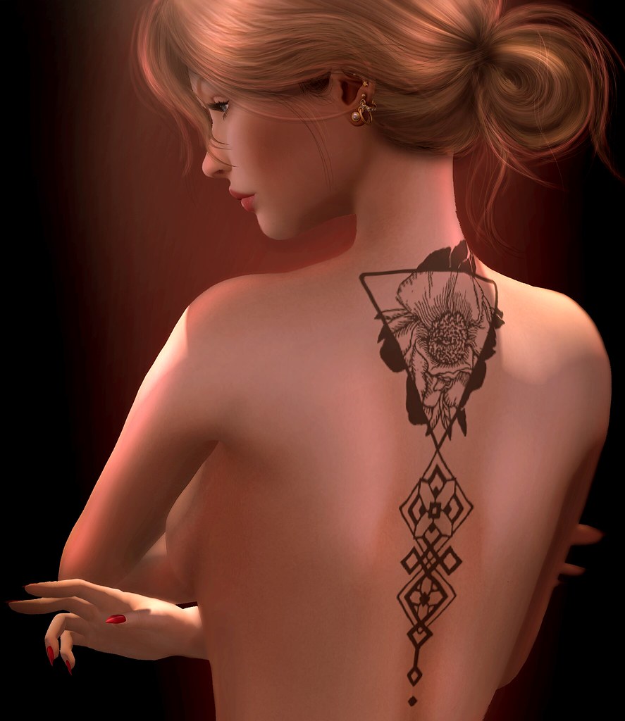 .::Nanika::.Geometry tattoo - Poppies -The Project Se7en Event-   Soon - SecondLifeHub.com