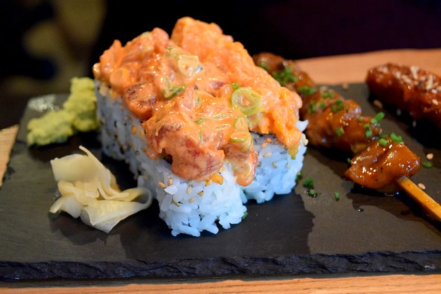 Spicy Salmon Rolls at Murakami, Covent Garden | www.rachelphipps.com @rachelphipps