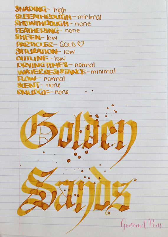 Ink Shot Review Diamine Golden Sands (6)