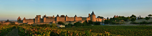 panorama france castle sunrise landscape d750 carcassonne cathars paysdecathare