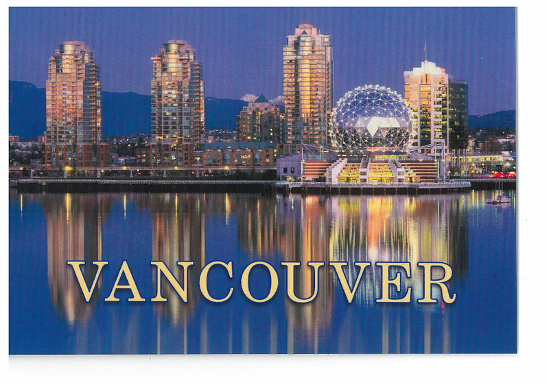 Canada - Vancouver - skyline with Science world building