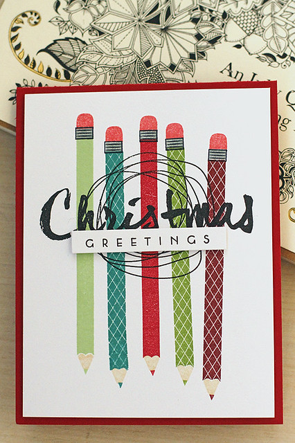 Pencil Me In by Papertrey Ink for coloring book gifts