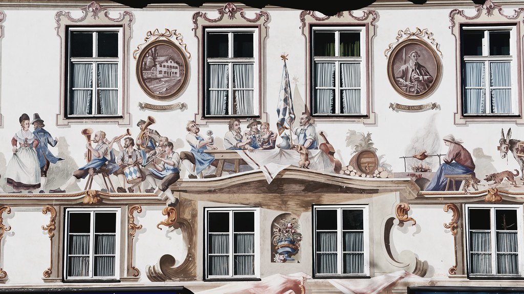 Facade peinte d'Oberammergau