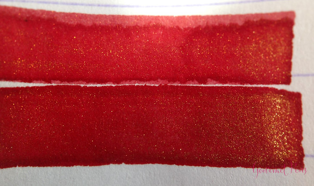 Ink Shot Review Diamine Red Lustre (4)