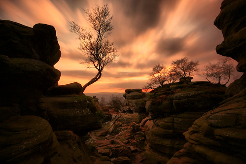 park uk trip travel winter light sunset shadow england tree english andy silhouette rock clouds canon landscape photography evening countryside photo scenery rocks long exposure view cloudy britain yorkshire united great scenic sigma kingdom scene erosion formation national watson british nationaltrust brimham dales brimhamrocks 450d