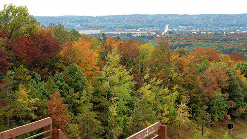 autumn vacation fall colors landscape view michigan cybershot inspirationpoint arcadia joeldinda