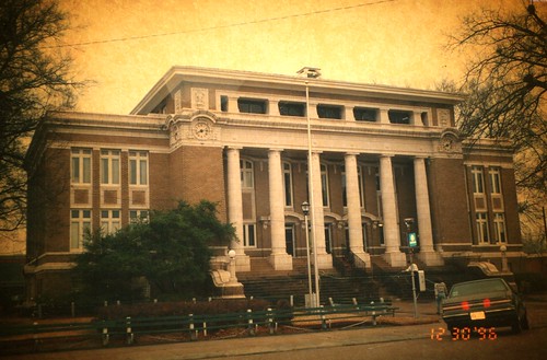 christmas old travel texture clock vintage mississippi greek photo site downtown south columns corinth deep landmark historic civilwar american ms historical courthouse register battlefield mainst shiloh attraction revival nrhp alcorncounty onasill