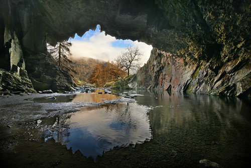 rydal cave loughrigg lakedistrict cumbria quarry