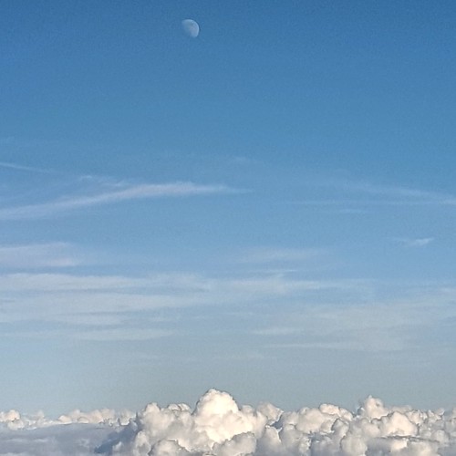 moon clouds florida airborne southwestairlines windowseat skyview leavinonajetplane