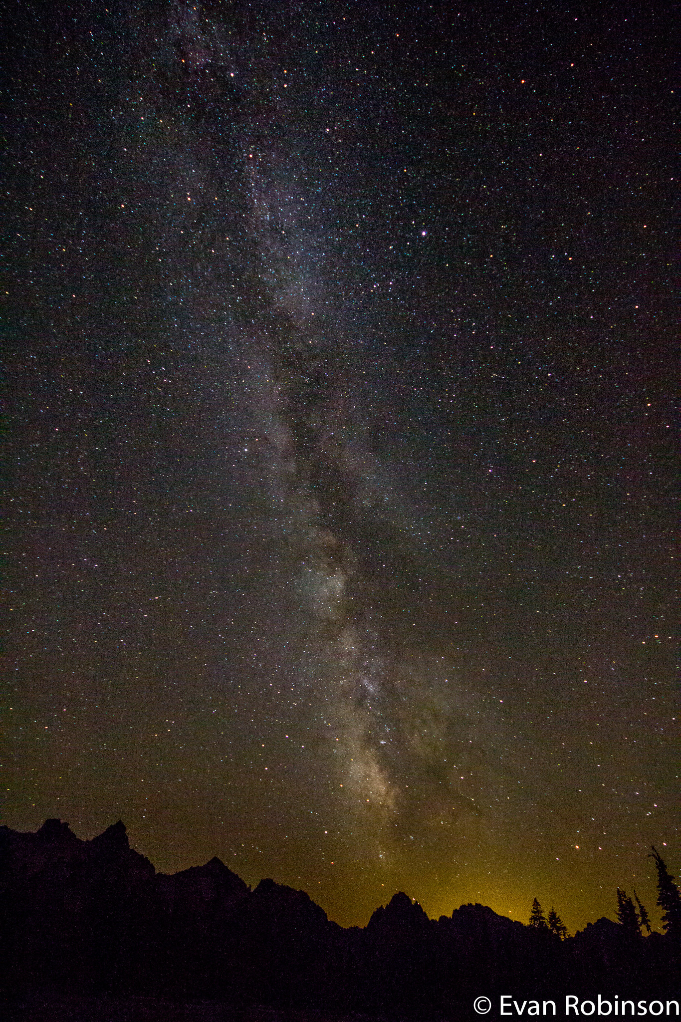 Milky Way over Reflection Lake, Mount Rainier, WA