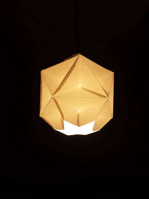 Great dodecahedron lightshade