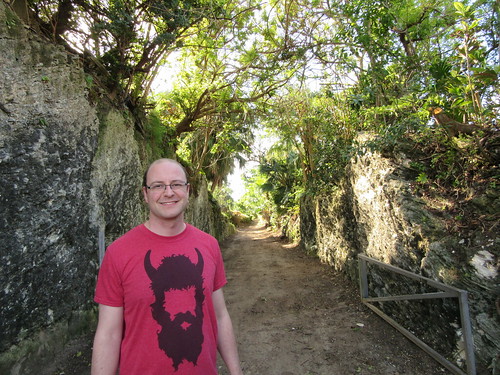 Dan and the railway trail.