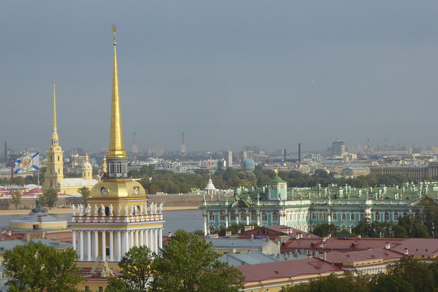 View of Peter and Paul Fortress, Admiralty and Winter Palace